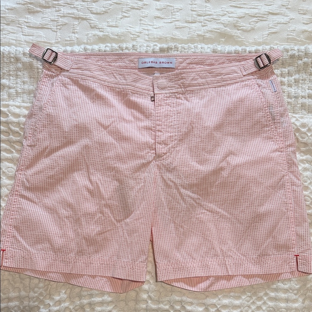 Orlebar Brown Light Pink Women's Bermudas